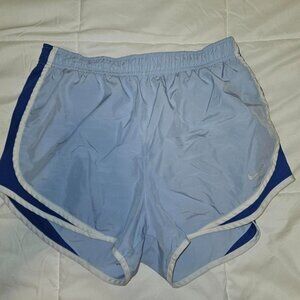 Blue Nike shorts
